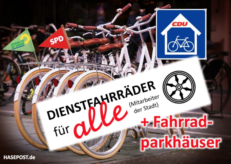 Diensträder und Fahrradhäuser
