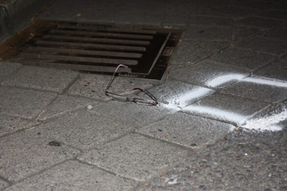 2016-06-06_Unfall-Radfahrerin-Osnabrueck-Martinistrasse_008 Schwerer Fahrradunfall auf der Martinistraße in Höhe Arndtplatz.