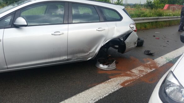 Unfall mit vier Verletzten auf der A33 in Höhe Osnabrück