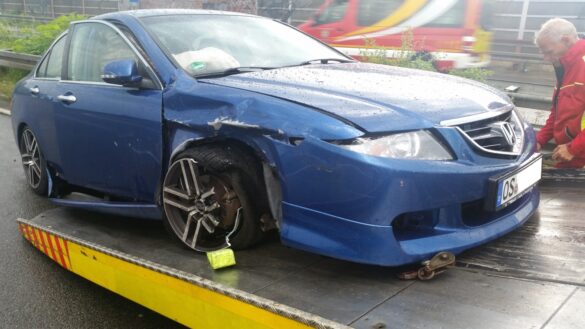 Unfall mit vier Verletzten auf der A33 in Höhe Osnabrück