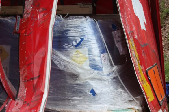 Gefahrgutunfall auf der Autobahn A30 bei Osnabrück