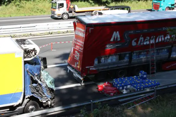 Gefahrgutunfall auf der Autobahn A30 bei Osnabrück