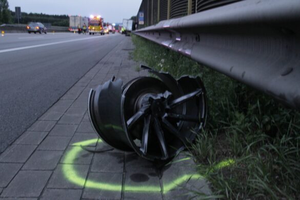 Schwerer Unfall auf der Autobahn A1 bei Osnabrück