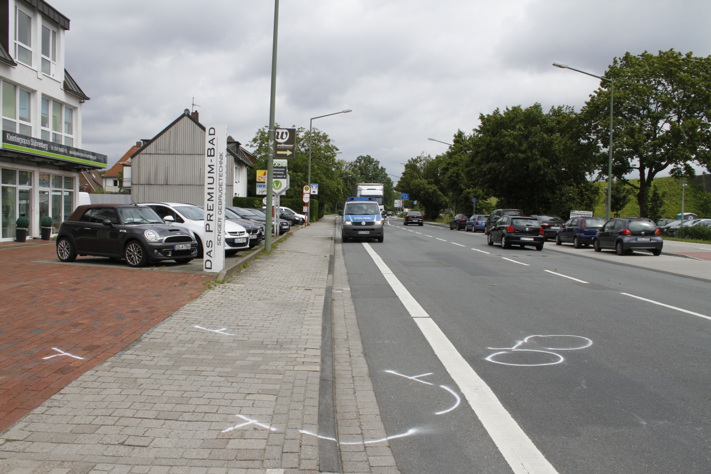 Unfall mit dem Fahrrad Jugendliche in Osnabrück