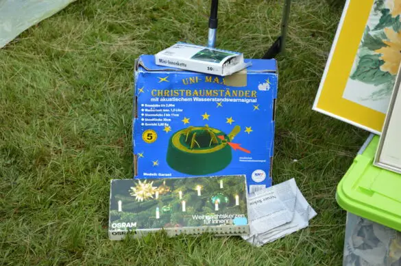 Waldflohmarkt in Osnabrück Eversburg bei allerbestem Flohmarkt-Wetter