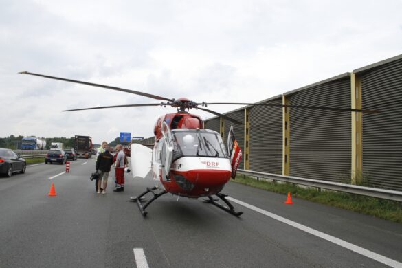Schwerer LKW-Unfall auf der A1 bei Osnabrück