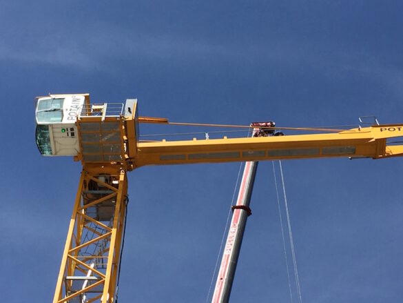 Der Kran steht – jetzt wird die Tchibo-Lücke neu bebaut