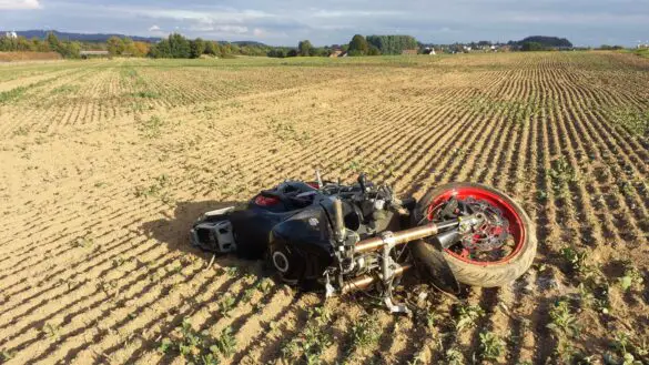 Motorradfahrer überschlägt sich im Landkreis Osnabrück