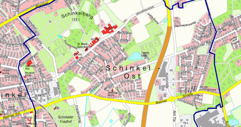 Evakuierung, Schinkel-Ost