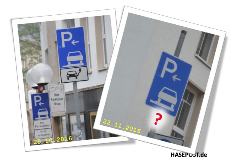 Parkschild Osnabrück Bierstraße