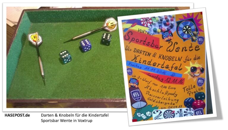 Sportsbar Wente, Voxtrup, für die Kindertafel