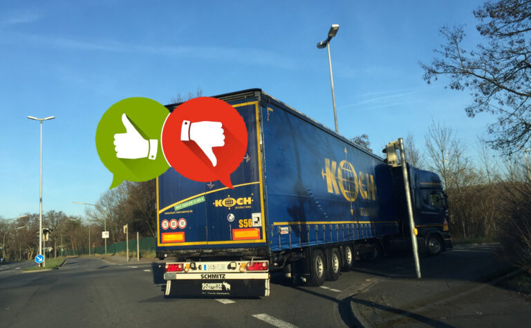 LKW der Spedition Koch International