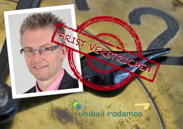 Frist verstrichen Unibail Rodamco