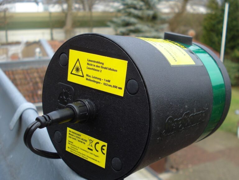 gefährliche Laserbeleuchtung