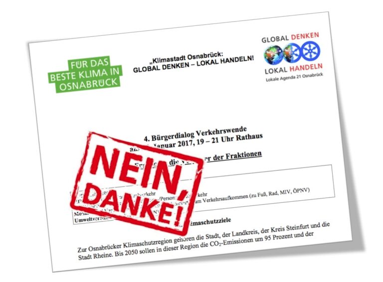 Absage Bürgerdialog Verkehrswende