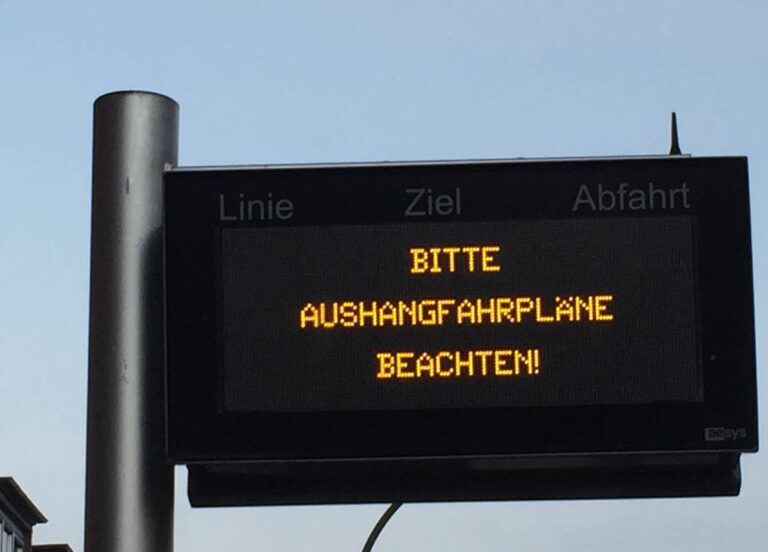 Anzeigetafel