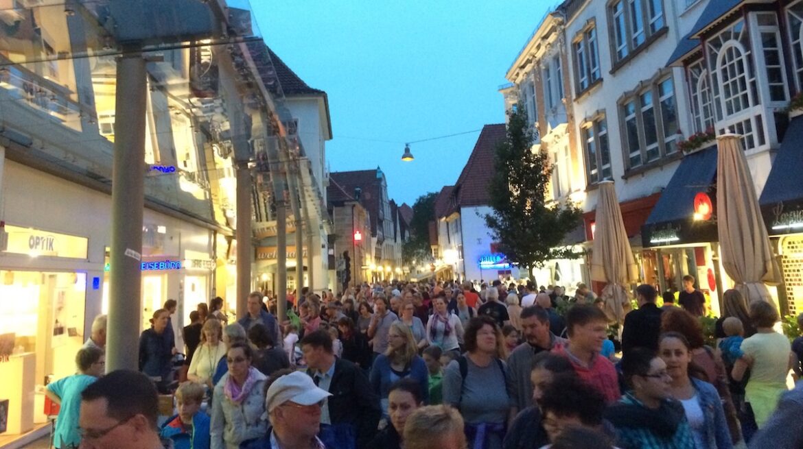 Nachtflohmarkt in Osnabrück (Archivbild 2017)