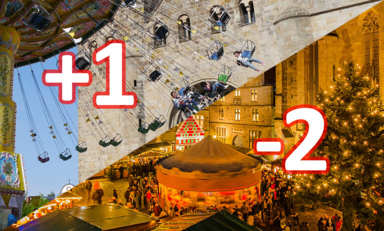 Weihnachtsmarkt und Maiwoche Osnabrück