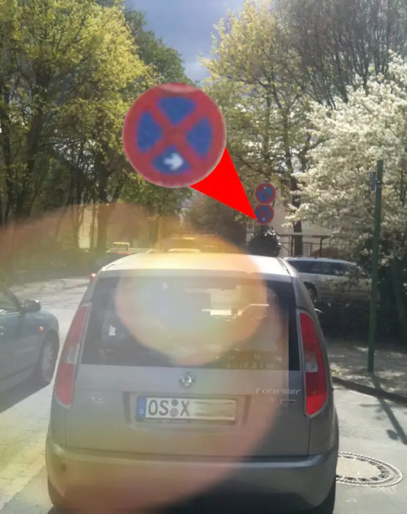 Falsch parkendes Blitzer-Auto: Nur ein „Fehler“ des Fotografen?