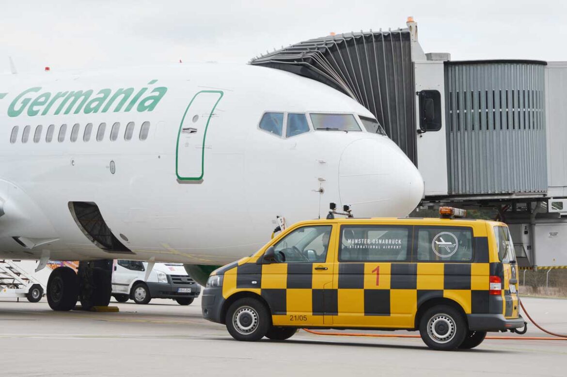 Flughafen Münster Osnabrück, Germania, Boeing 737