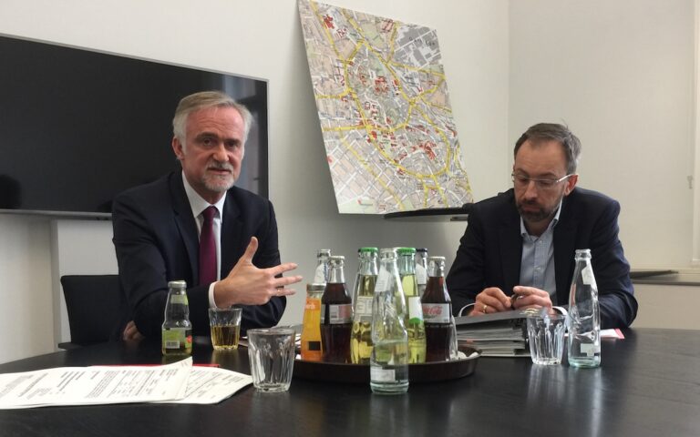 Wolfgang Griesert und Holger Clodius