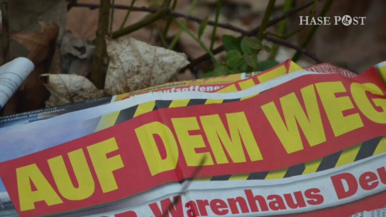 Gratiszeitungen vermüllten Osnabrücker Westerberg