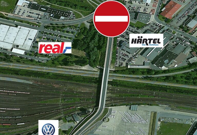 Sperrung Schellenbergbrücke Osnabrück
