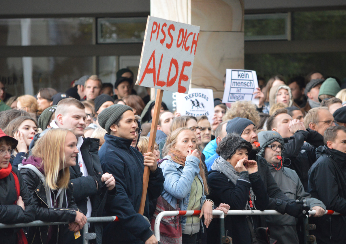 Gegendemonstranten, AfD in Osnabrück