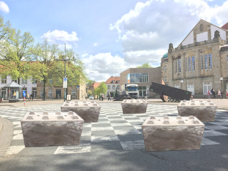 Betonsperren gegen Terror Osnabrück