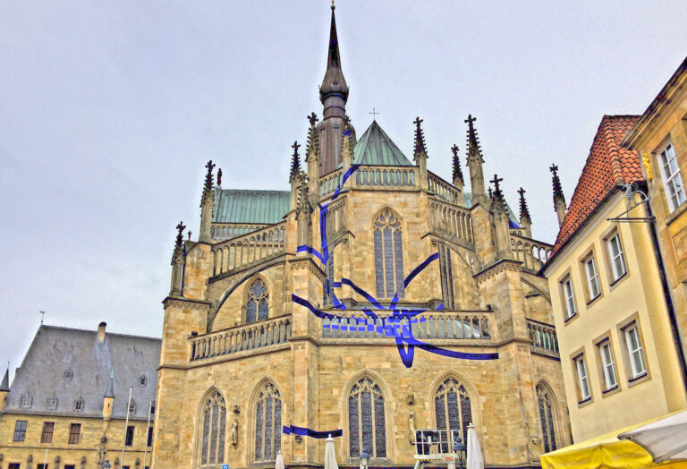 Installation, Felice Varini, Osnabrück, Marienkirche