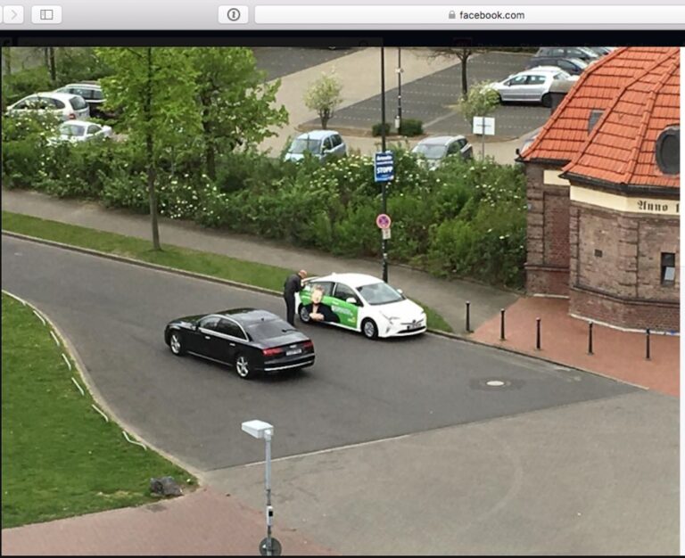 Grüne Ministerin Hybridauto