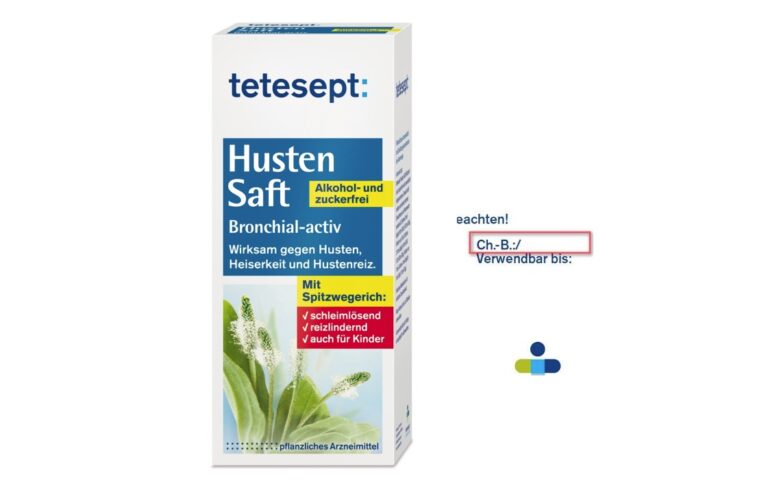 Rückruf tetesept