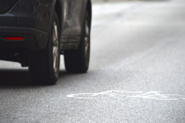 Sharrows auf der Lotter Straße in Osnabrück