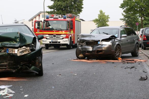 Mehrere Verletzte bei PKW-Zusammenstoß in Osnabrück