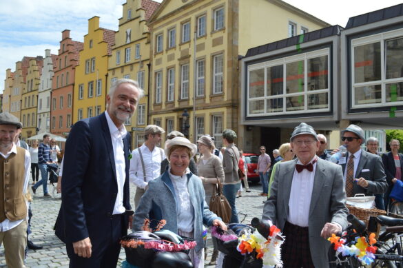DSC_0694 Der 3. Osnabrücker Tweed Run startet bei perfektem Radel-Wetter
