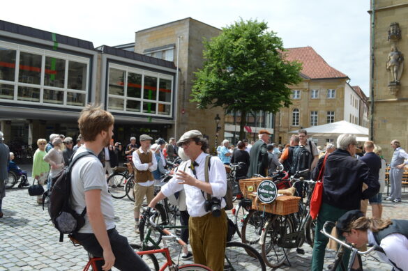 DSC_0699 Der 3. Osnabrücker Tweed Run startet bei perfektem Radel-Wetter