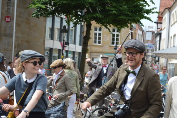 DSC_0719 Der 3. Osnabrücker Tweed Run startet bei perfektem Radel-Wetter
