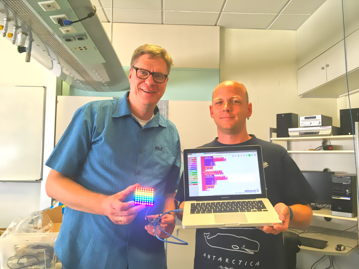 Prof. Dr. Michael Brinkmeier, Mathematik- und Physiklehrer Kai Crystalla