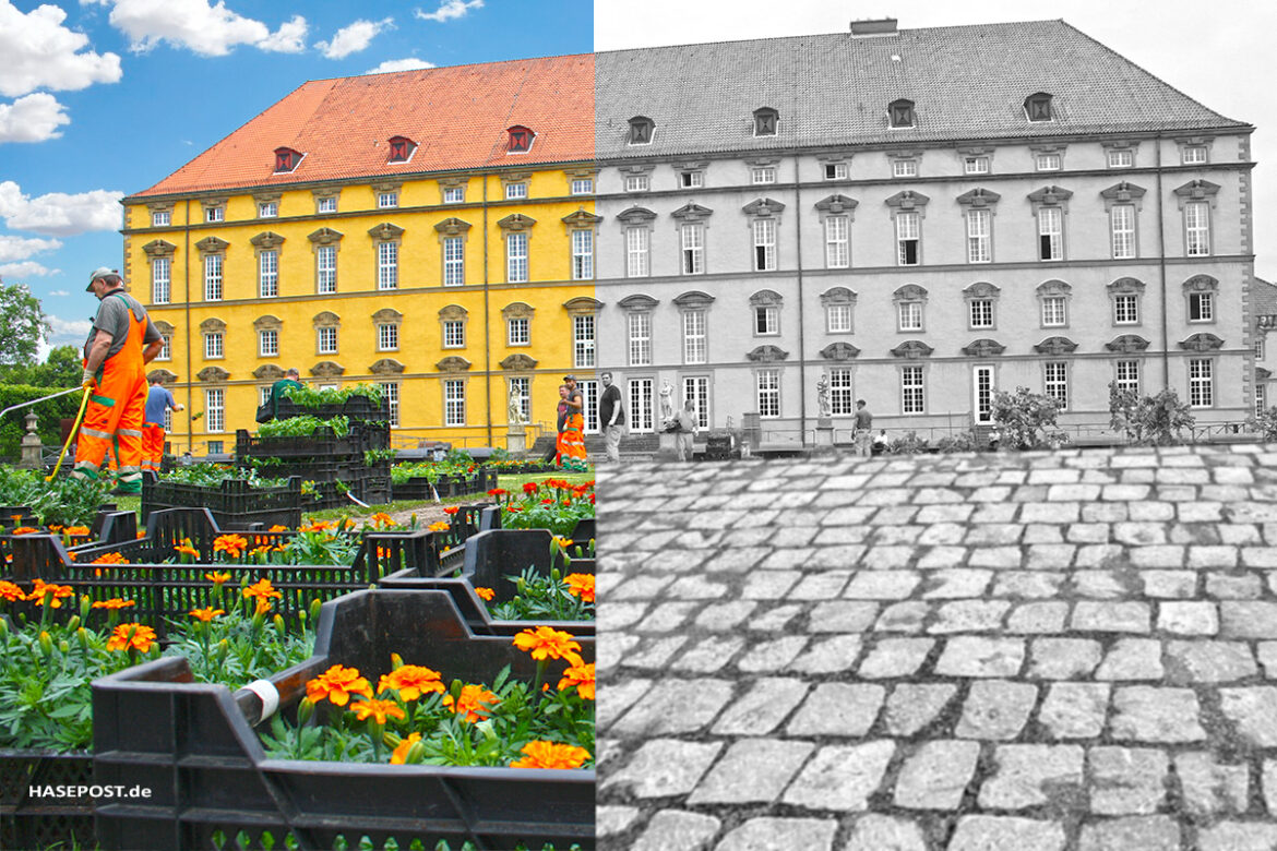 Schlossgarten Osnabrück, Planung, Springbrunnen
