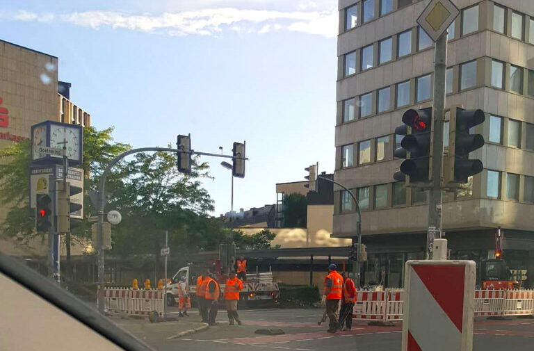 Sperrung Berliner Platz, Osnabrück
