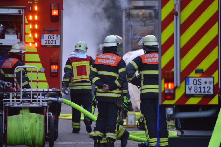 Feuer bei der Firma RAWIE in Osnabrück