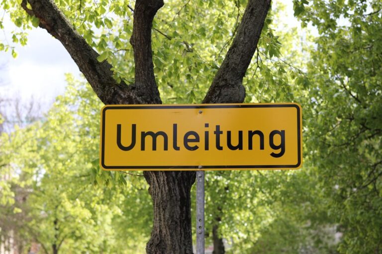 Umleitung in Hasbergen