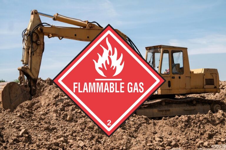 Symbolbild, Gas, Bagger