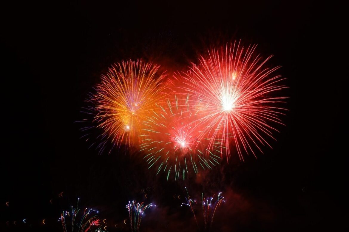 Feuerwerk, Silvester