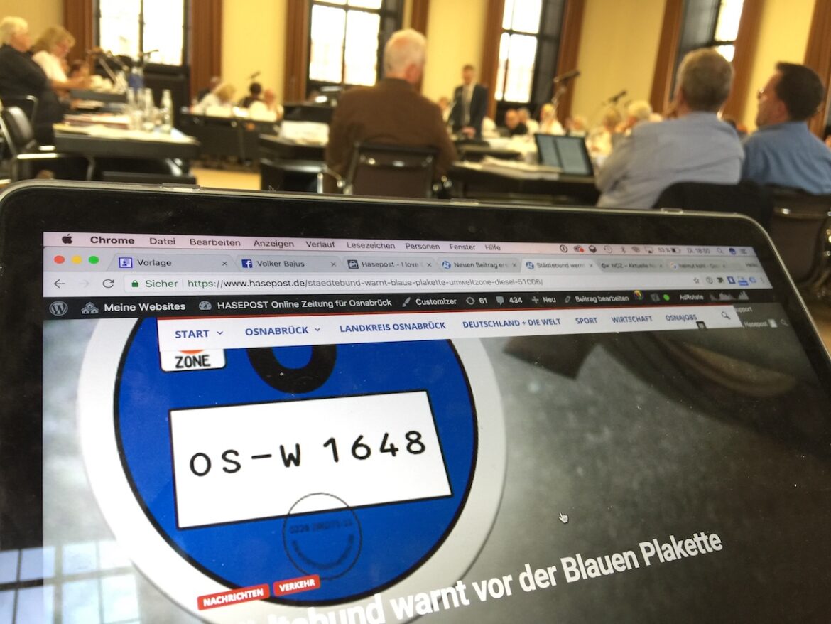 Osnabrück Blaue Plakette