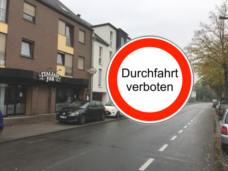Natruper Straße gesperrt