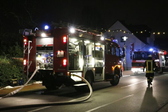Feuer in Wohnhaus in Melle im Landkreis Osnabrück