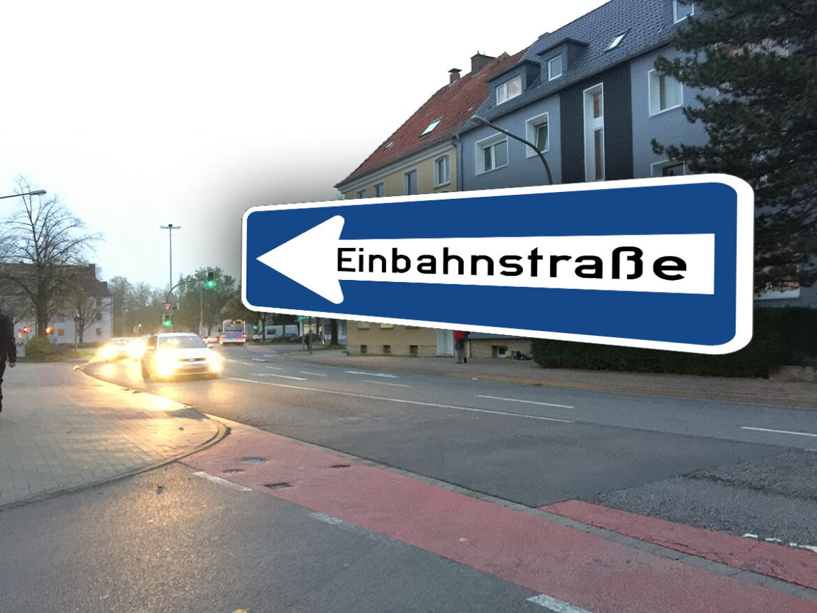 Einbahnstrasse Natruper Straße