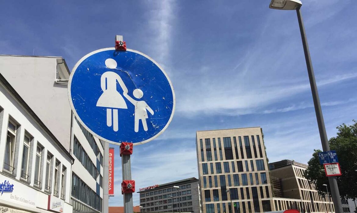 Neumarkt Osnabrück, Fußgängerzone, Sperrung