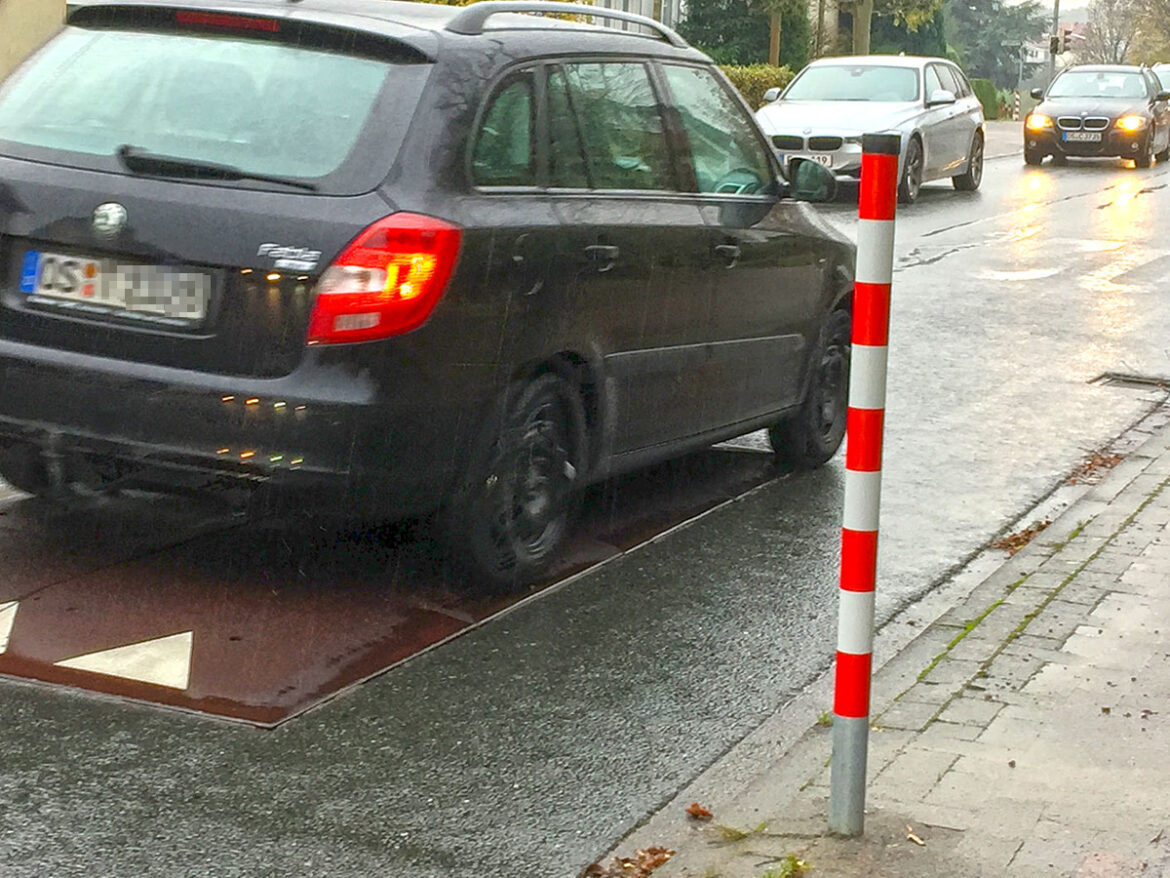 Poller an der Mozartstraße, Osnabrück